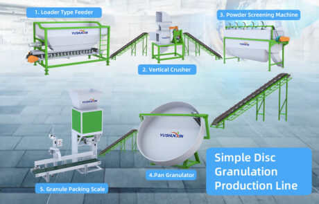 YSX Simple Disc Pellet Making Producion Line